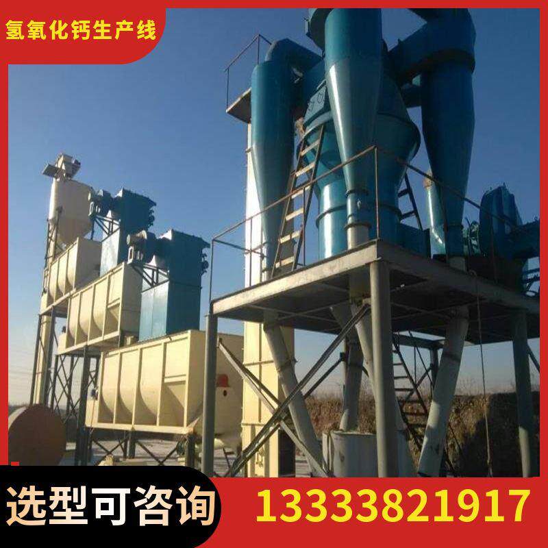 新一代石灰消化器氢氧化钙生产线 高细度雷蒙磨粉机 熟石灰生产线