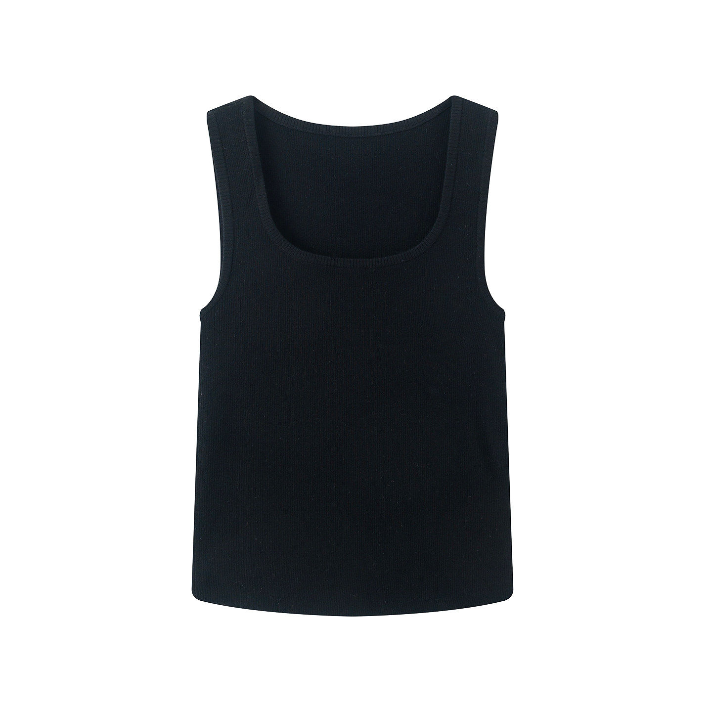 艾诺丝国内代购2026春季新款修身U型领无袖针织背心女马甲801230