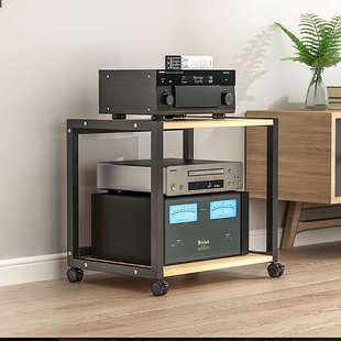 可移动CD胆机脚架功放机柜音箱支架音响架hifi器材简约落地置物架