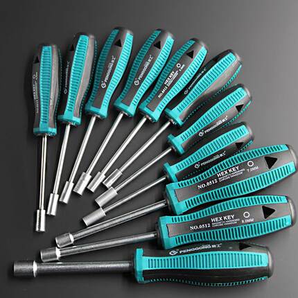 手动套筒螺丝刀 6角扳手外六角螺丝套筒批3 4 5 6 7 8 10 5.5mm