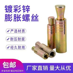 内爆壁虎膨胀螺丝高承重螺栓M6 加固 M16抗震防松混凝土墙面安装