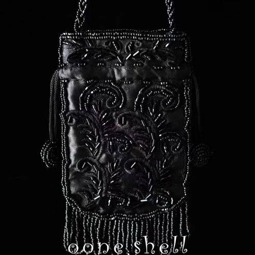 一颗贝壳复古vintage小挎包