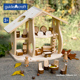 guidecraft儿童林地娃娃屋房生日大房子礼物别墅家具角色游戏3岁