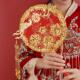 新娘喜扇古风团扇中式 婚礼搭配秀禾服手工赘婿宋轶结婚同款 成品扇