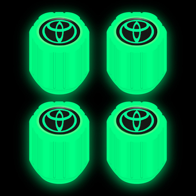 适用丰田夜光气门嘴汉兰达亚洲狮亚洲龙威驰FS汽车轮胎气嘴帽装饰