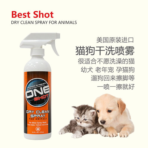 BestShot宠物干洗喷雾猫狗可用