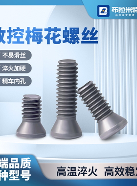 数控刀具梅花螺钉螺丝M2/2.2/2.5/3/3.5/4/4.5/5/6刀杆刀盘专用