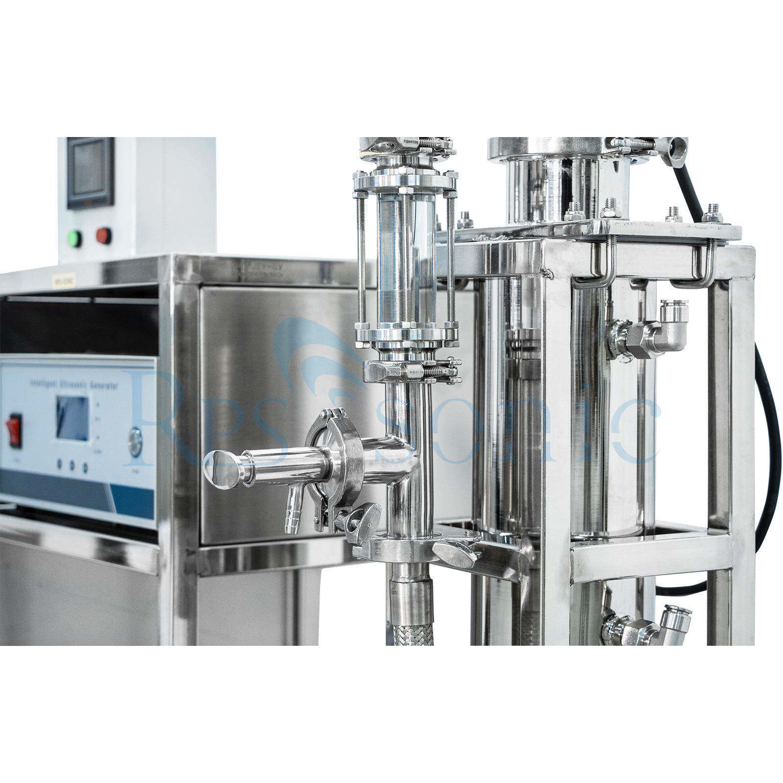 频石墨烯制备系统超声rps-sono变荡波分散机搅拌破碎混合震声设备