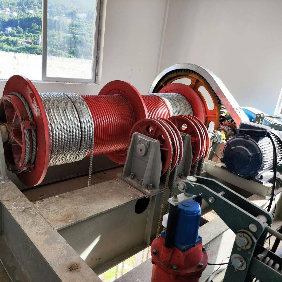 高程卷机扬式启闭 qpq扬卷扬式程启闭机移动高扬DZG门机水利钢闸