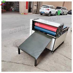 绵泡沫板滚海筒压板平机 小型厚纸薄纸压纸机JS-YPJ-5壳 书封面平