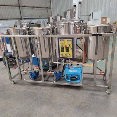 油坊小型生油提炼花机 菜CUA籽葵炼花籽油精机 脱磷胶精脱水滤机