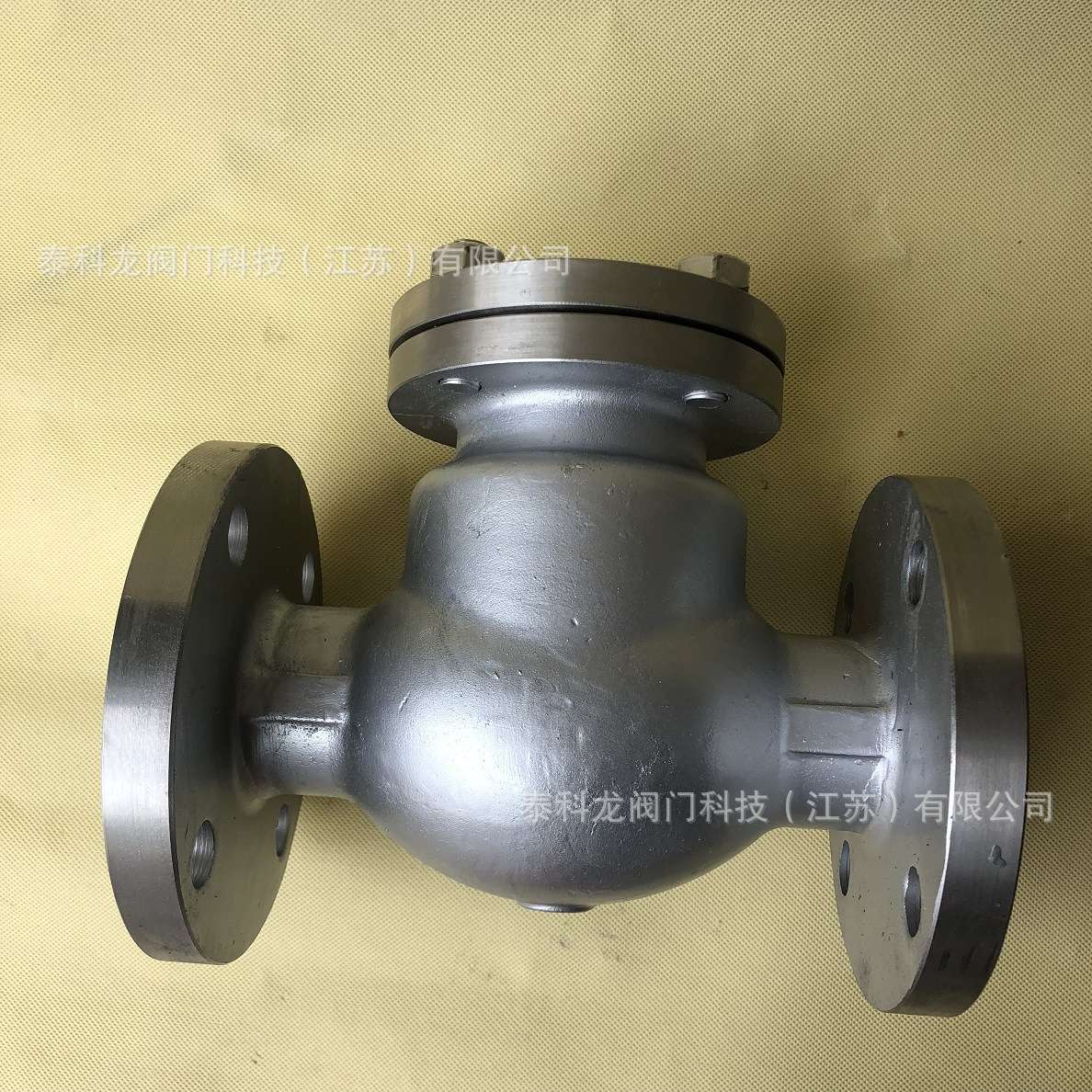 H44WY-25RL不锈钢316L旋启式法兰止回阀摇摆式单向逆止阀DN80 200