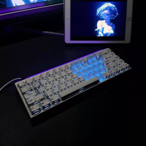 绫波丽2.0键帽侧刻透光个性创意ace68 x87 醉鹿a75 迈从jet75 atk - 封面
