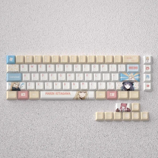 文绍喜多川海梦键帽客制化高颜值美女适配mad60 87wooting fire68