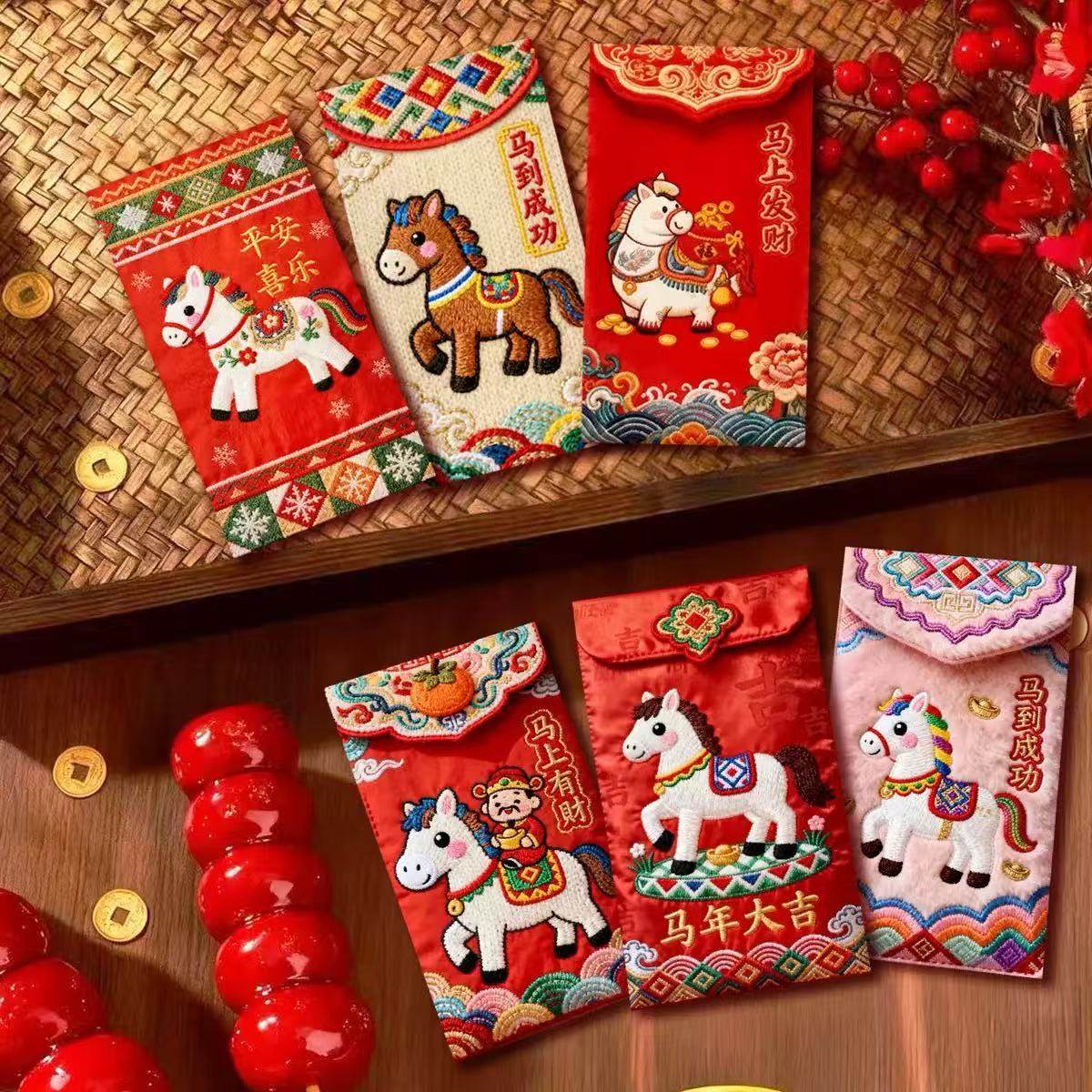 2026马年生肖红包新款高颜值红包袋新年春节红包