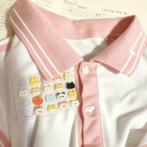 小动物校服纽扣新款手工DIY可爱扣子学生开学大改造女生精致装饰