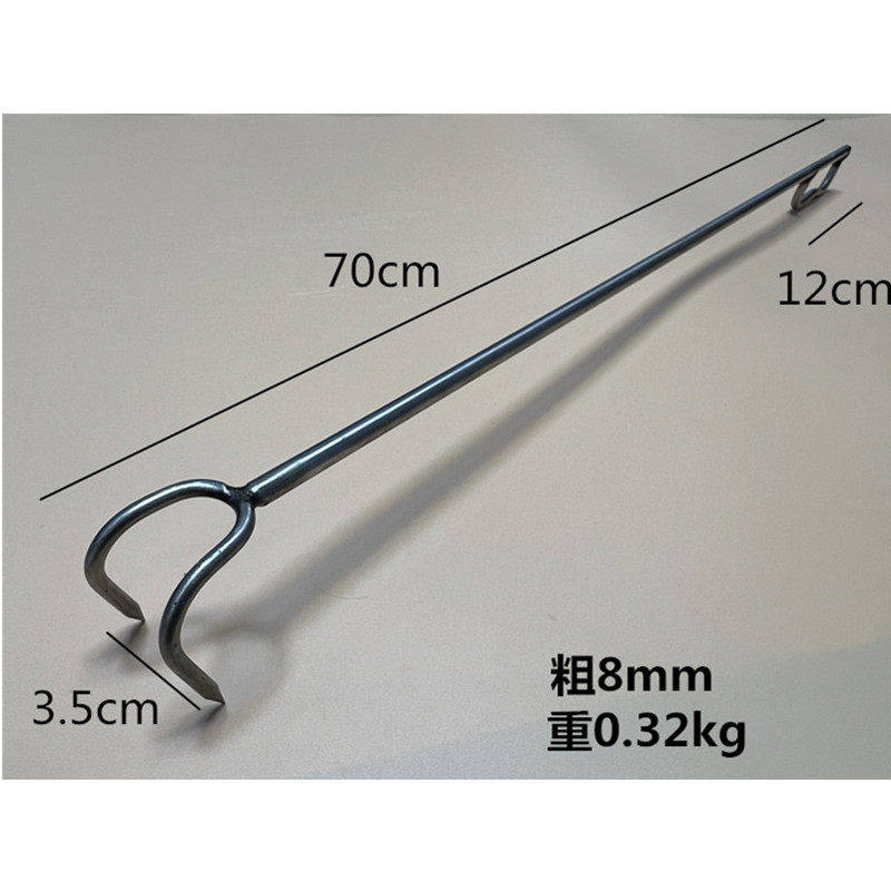 不锈钢捞肉卤味炸扣肉双钩汤勾抓钩烧腊钩烤鸭猪肉沟木柄大粗钩子,五金/工具,吊钩/抓钩,淘宝优惠券,粉丝福利购,淘宝优惠卷