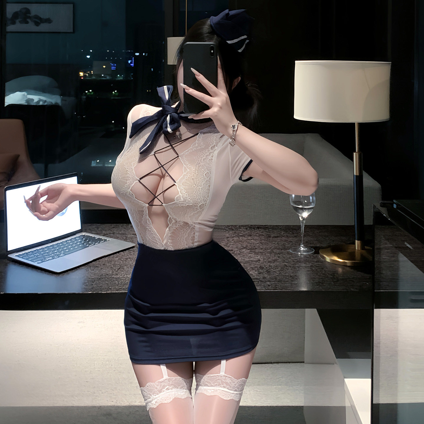 性感御姐空姐制服紧身包臀内衣