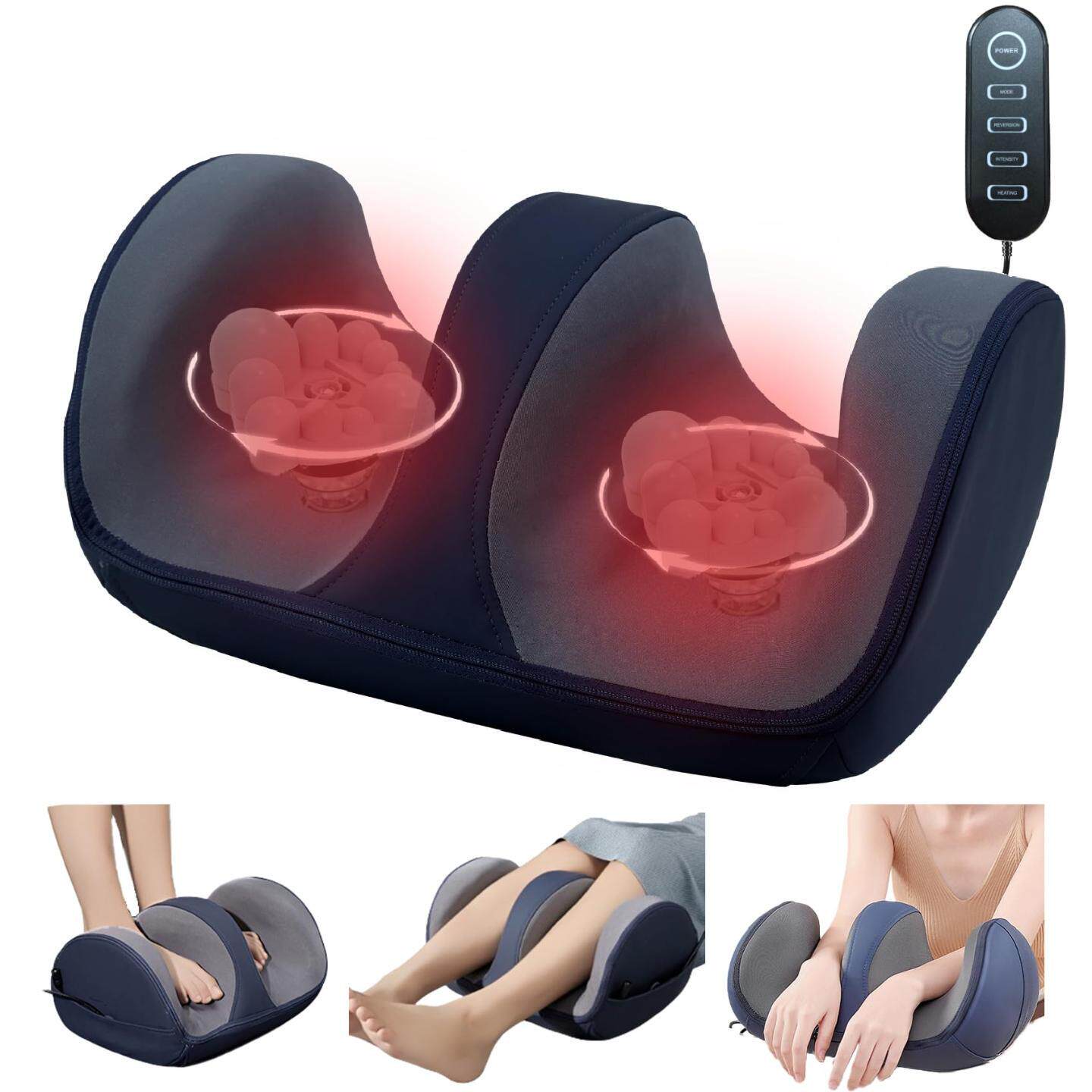 老人卧床腿部按摩器小腿部全自动揉捏按脚底足疗机肌肉足底放松神