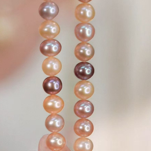 八字扣糖果珍珠项链 璇姐专享