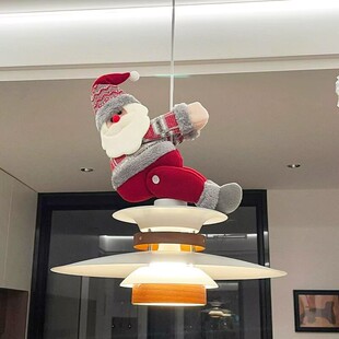 圣诞节装饰品圣诞老人门把手挂件玩偶卧室入户门氛围装饰布置挂饰