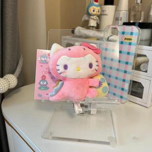 恐龙hellokitty公仔可爱粉色毛绒包包书包挂件挂饰哈喽kt系列礼物