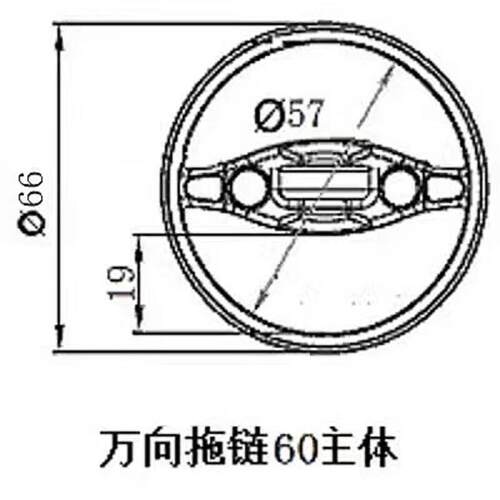 三维拖链侧开式万向拖链机器人圆形多维运动多轴机械手臂封闭式