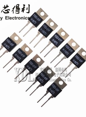 常开KSD-01F 35/40/45/50/65/70/85/95/100-130 温控温度开关