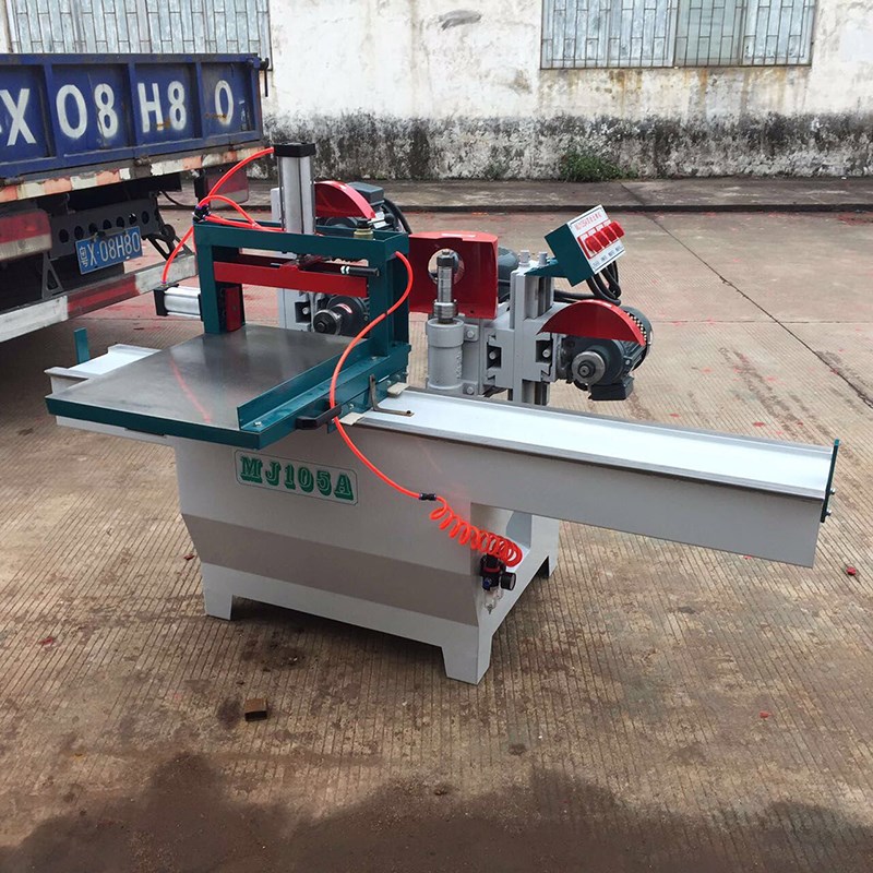 木工机械MJ105五碟锯开榫机出榫机E气动手动方榫机 梳齿机马氏品