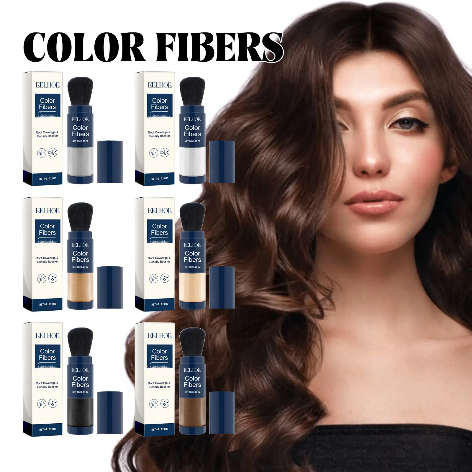 Thick Hair Beauty Fibre Powder Hair Volume Complementary Col