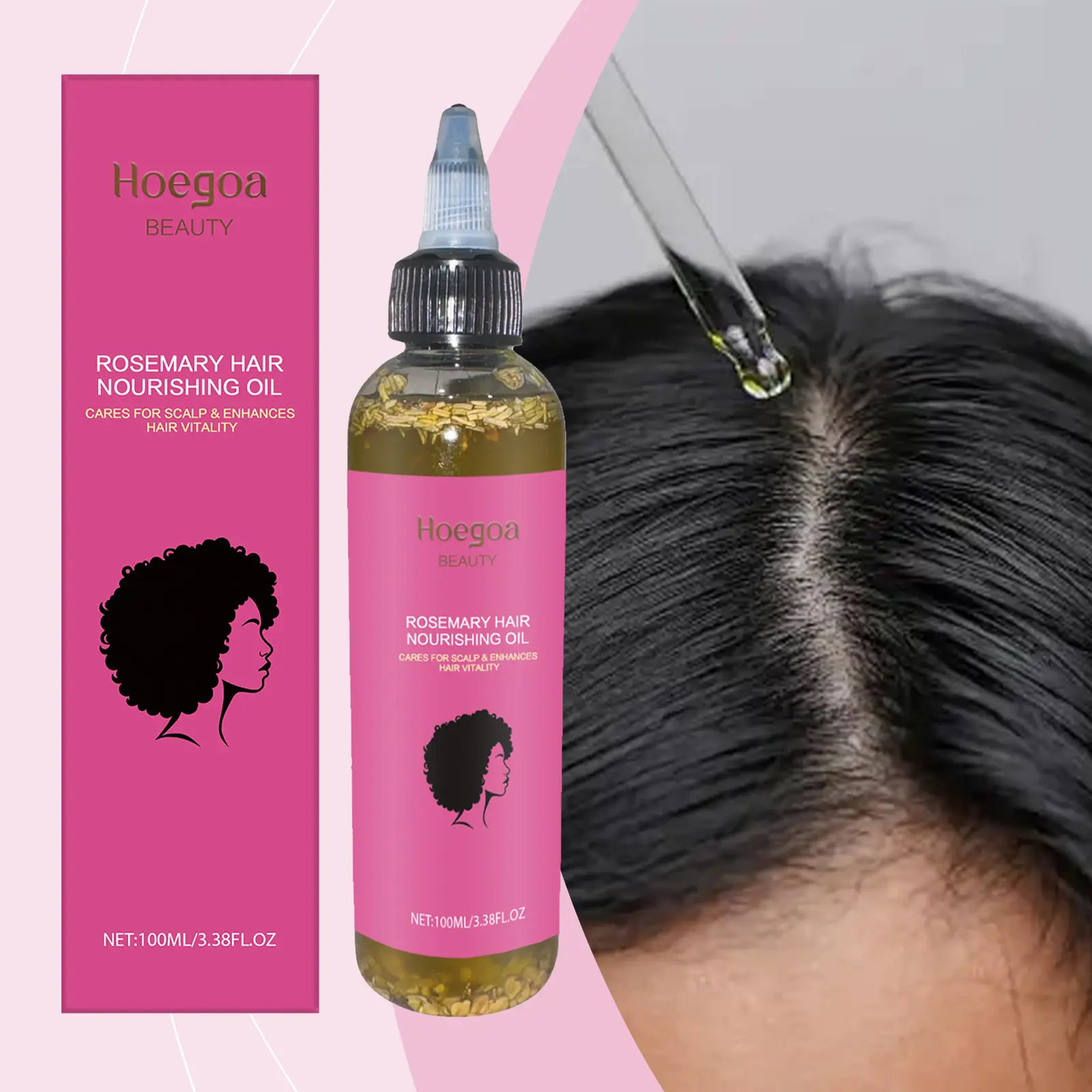 Rosemary Conditioning Oil Nourishes, soothes and smoothes fr