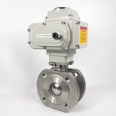 电动薄型不锈钢球阀 Q971F-16C/P意大利对夹式铸钢阀门DN15~200