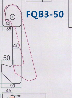立体车库安全防坠装置 垂钩式防坠器FQB3-50/FQB3-50B/FQZ3-50B