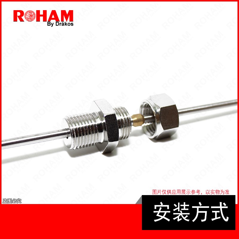 热电偶活动卡套螺丝热电阻传感器可调节固定螺纹不锈钢卡套接头