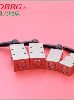 直线导轨钳制器固定环滑块锁限位器手动45夹紧锁FF1501A/20/25/30