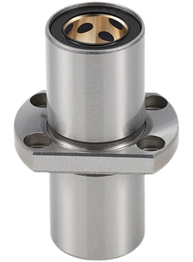 外钢内铜无油衬套加长中间切边法兰型 MFCNW LMHC6/8/10/12/13/16