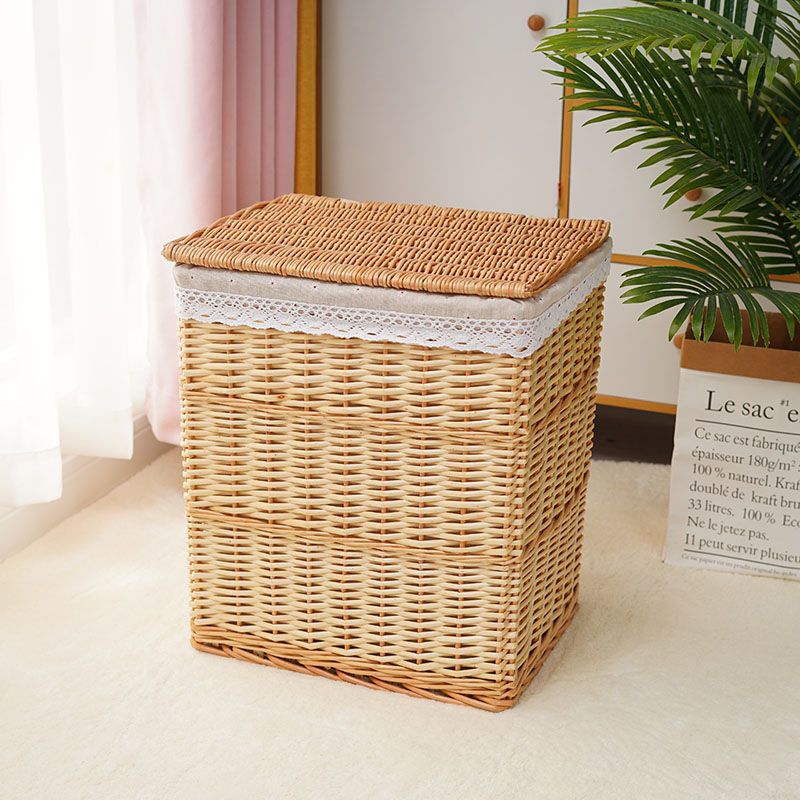 新疆包邮藤编收纳筐脏衣