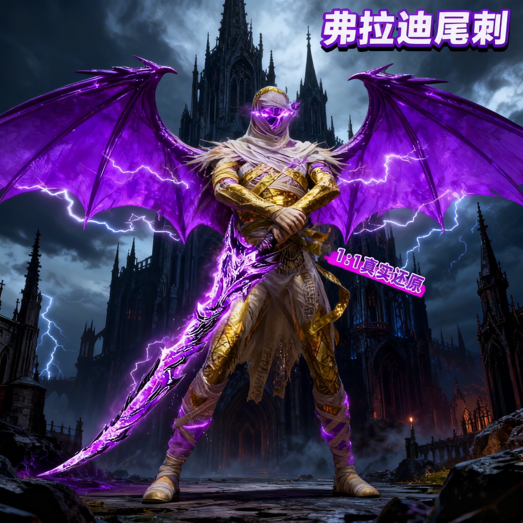 弗拉迪尾刺玩具和平精英地铁逃生弗拉迪维茨模型道具合金武器摆件