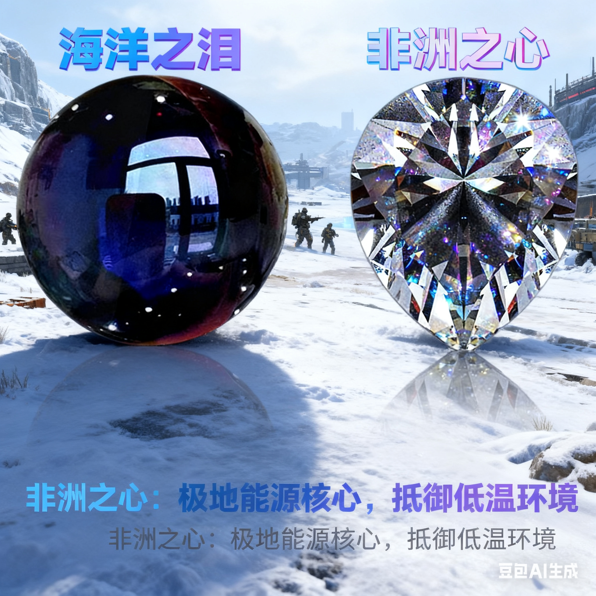 非洲之心海洋之泪三角洲行动周边模型收藏摆件游戏实物玩具立体