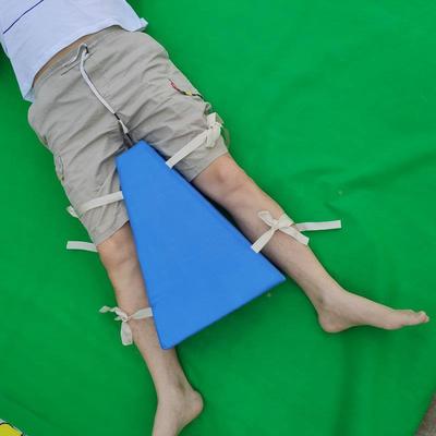 腿部体位垫髋关节术后骨科夹下肢垫绑带T大腿外展护理弹力梯形垫