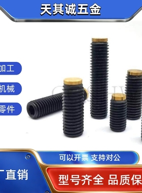 替黄铜衬垫防滑螺丝FSSU5/6/8/10/12/16/20 内六角全长指定螺丝