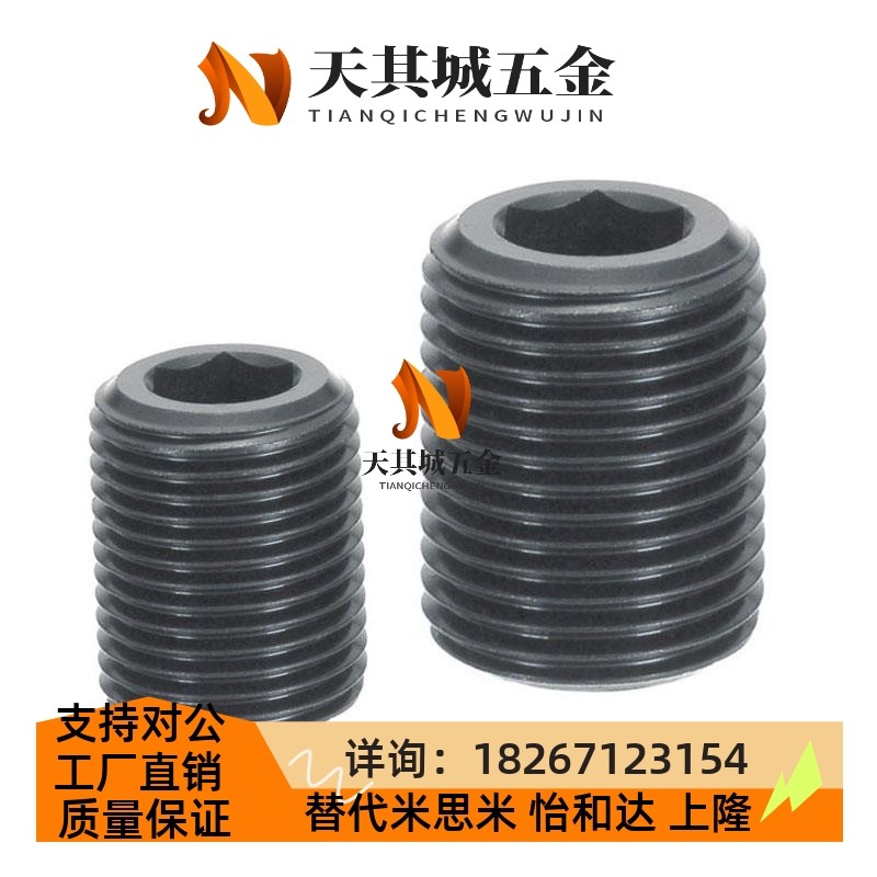 PAF01碳钢细牙内六角调整螺丝LVW12/16/20/24/30-10/20/40LVFW