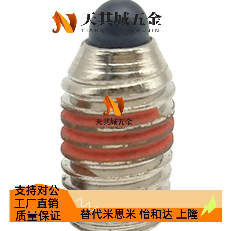 粗牙 超重载 短型弹簧柱塞 SPJF3/4/5/6/8/10/12/16 分度销 ZAP64