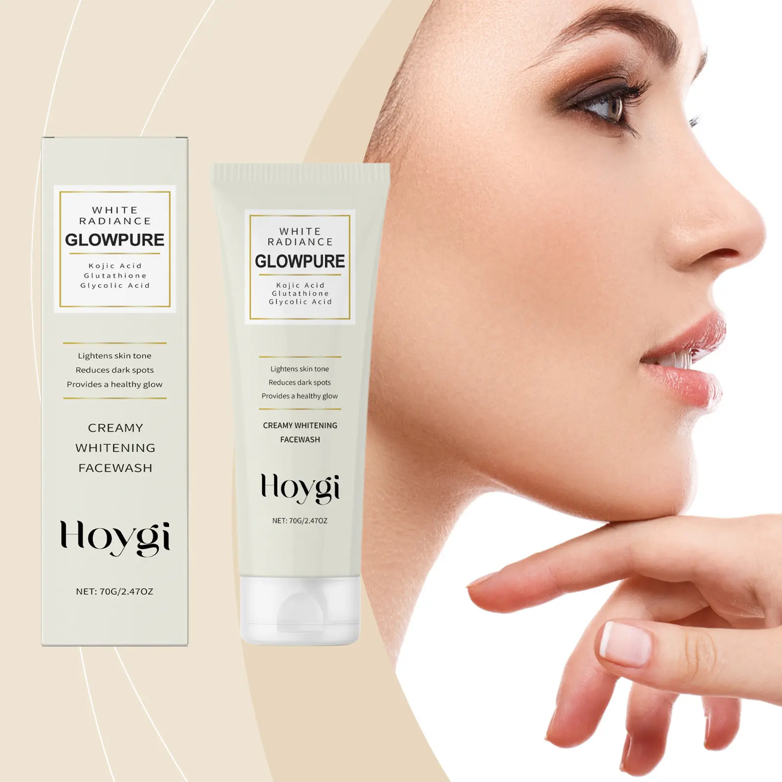 Glutathione Facial Wash Gentle Ingredients Clean Pores Refre