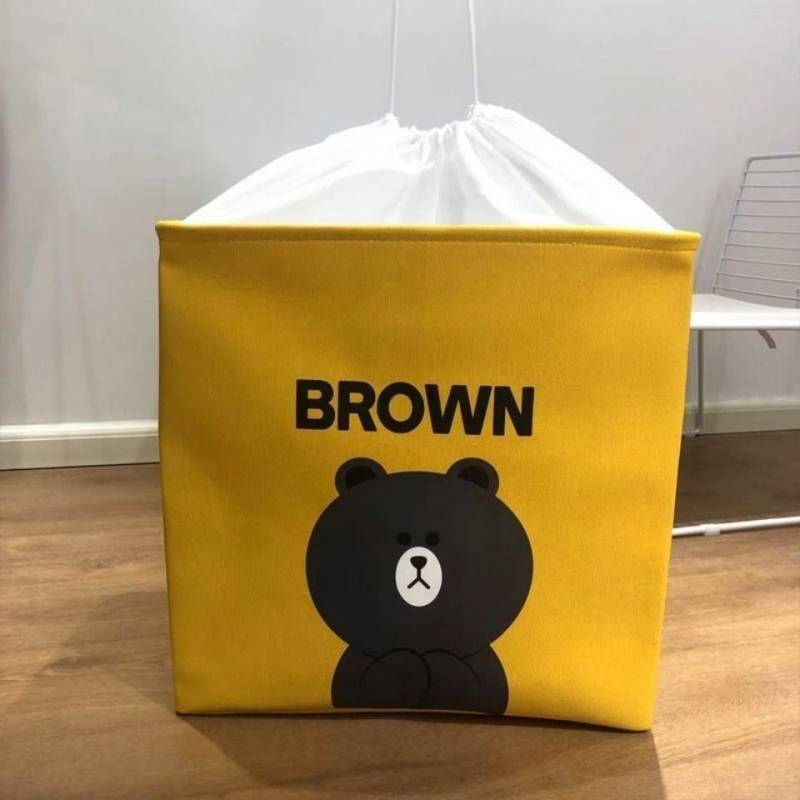 速发棉厚收纳袋后理箱家用衣物储物整备筐玩具加被杂物衣柜帆布收