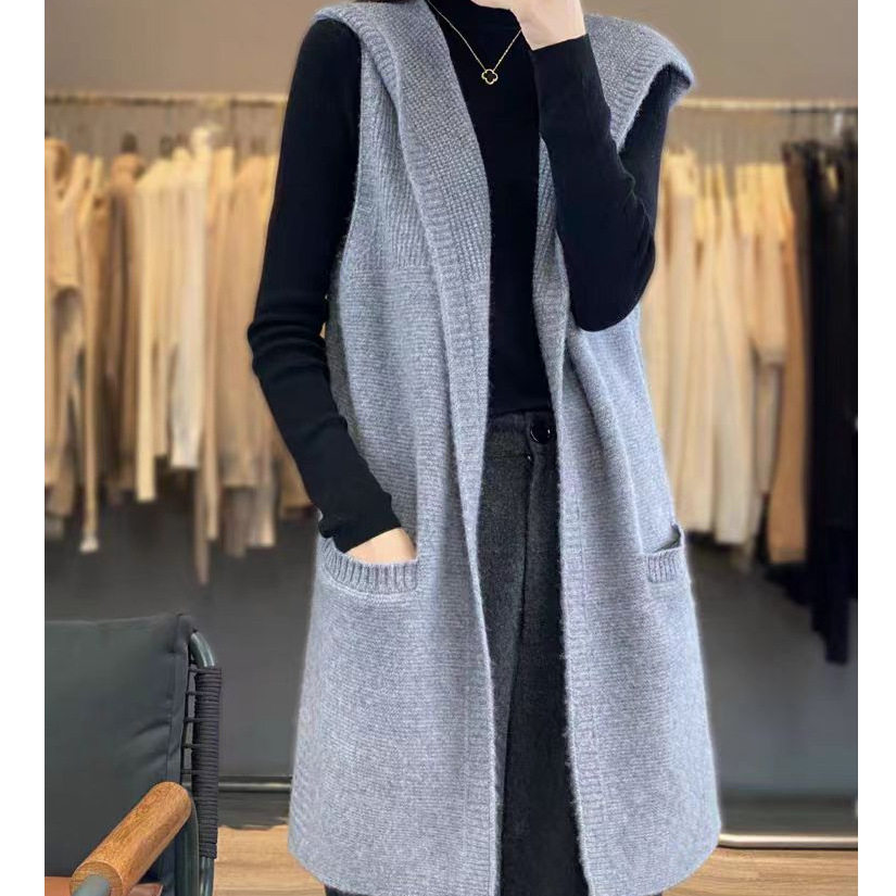 针织马甲开衫女小个子新