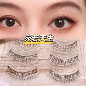 兔奶奶K01眼睫毛自然仿真柔软轻盈空气磨尖卷翘透明梗