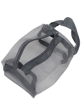 Mini Zipper Makeup Bag Mesh Wallet Portable Lipstick Key Bag