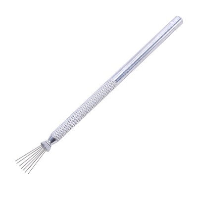 软陶泥粘土七本针工具纹理刷辅助