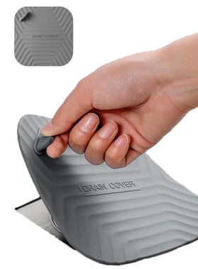 Household minimalist anti clogging silicone floor drain anti